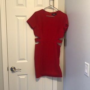 Red Lulus dress